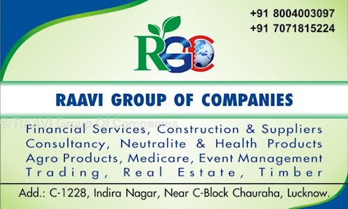 RAAVI Group Of Companies in Indira Nagar, Lucknow - 226015
