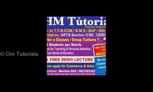 Om Tutorials in Borivali West, Mumbai - 400092