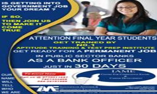 Institute of Aptitude & Management Excellence in Padi, Chennai - 600050