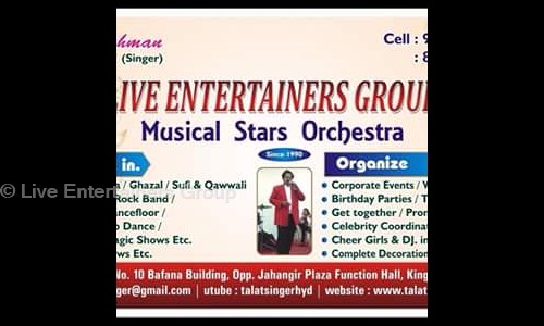 Live Entertainers Group in Koti, Hyderabad - 500001