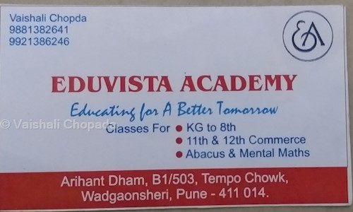 Vaishali Chopada in Vadgaon Sheri, Pune - 411014