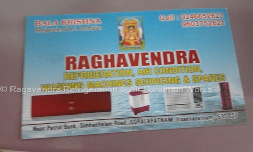 Ragavendra Refrigeration & Air Condition Works in Gopalapatnam, Visakhapatnam - 531127
