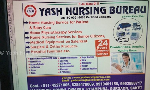 Yash Nursing Bureau in Janakpuri, Delhi - 110058