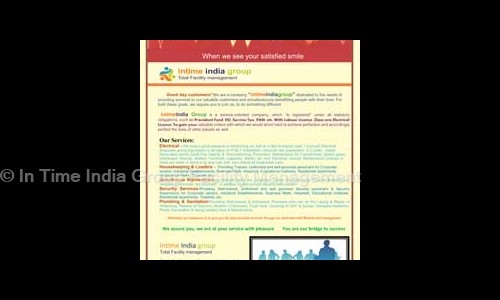 In Time India Group Facility Management in Maruthi Sevanagar, Bangalore - 560033