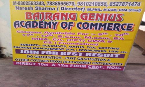 Bajrang Genius Academy of Commerce in Sector 49, Noida - 201301