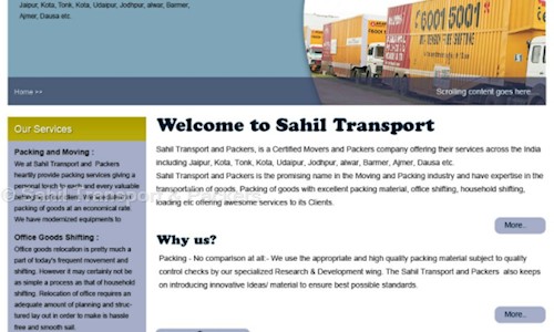Sahil Transport & Packers in Tollygunge, Kolkata - 700033