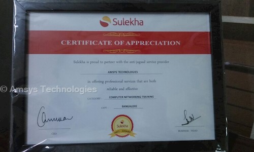Amsys Technologies in Mahadevapura, Bangalore - 560048