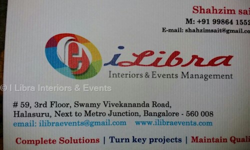I Libra Interiors & Events in Ulsoor, Bangalore - 560008