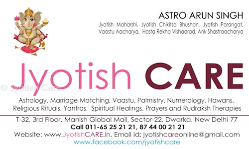 Jyotish Care in Dwarka, Delhi - 110077