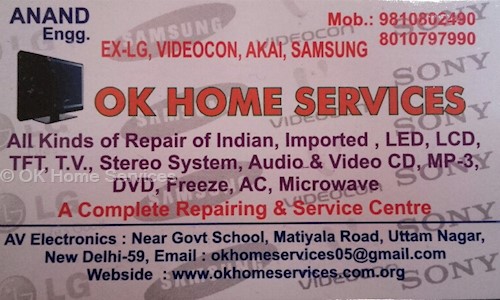 OK Home Services in Dwarka, Delhi - 110075