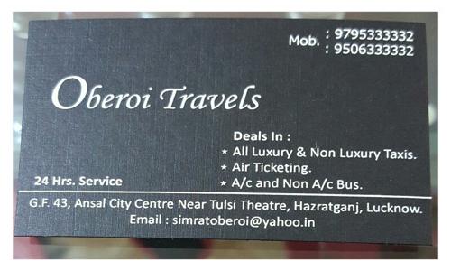 Oberoi Travels in Butler Colony, Lucknow - 226001