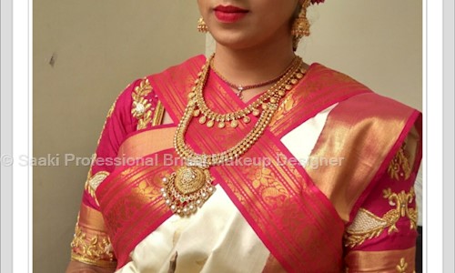 Saaki Professional Bridal Makeup Designer in Jubilee Hills, Hyderabad - 500033