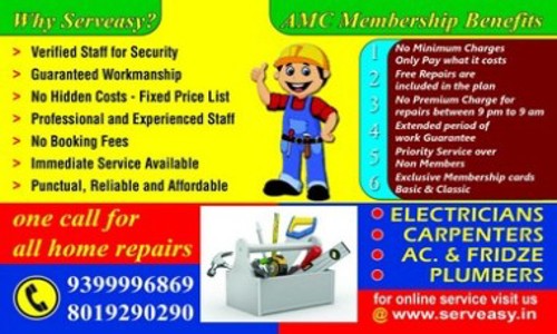Serveasy 24/7 Home Maintenance Services in Tellapadu, Nellore - 560040