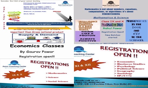 Aarav Coaching Centre in Paschim Vihar, Delhi - 110063