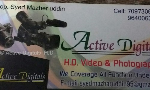Active Digitals  H.D. Video & Photography in Charminar, Hyderabad - 500002