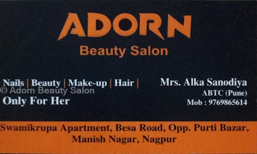 Adorn Beauty Salon in Somalwada, Nagpur - 440027