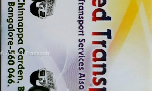 Ahmed Transport in Jayamahal Extension, Bangalore - 560046