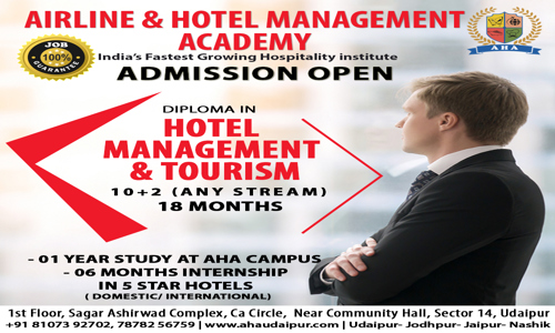 Airline and Hotel Management Academy in Udaipur City, Udaipur - 313001