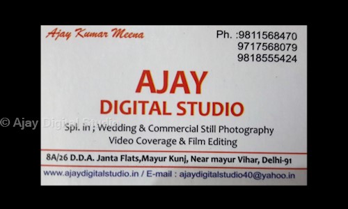 Ajay Digital Studio in Trilokpuri, Delhi - 110091