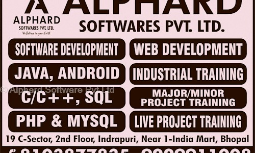 Alphard Software Pvt Ltd in Indrapuri, Bhopal - 462021