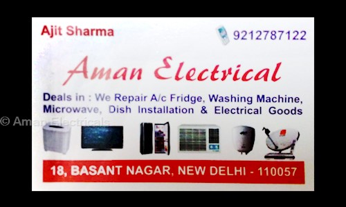 Aman Electricals in Vasant Vihar, Delhi - 110057
