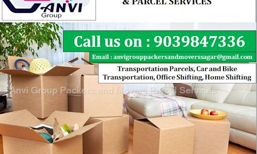 Anvi Group Packers and Movers Parcel Services in Station Road, Sagar - 470002