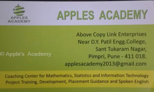 Apple's  Academy in Pimpri Colony, Pimpri Chinchwad  - 411018