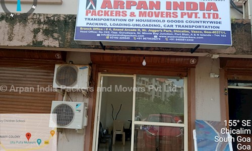 Arpan India Packers and Movers Pvt Ltd in Vasco-da-gama, Goa - 403711