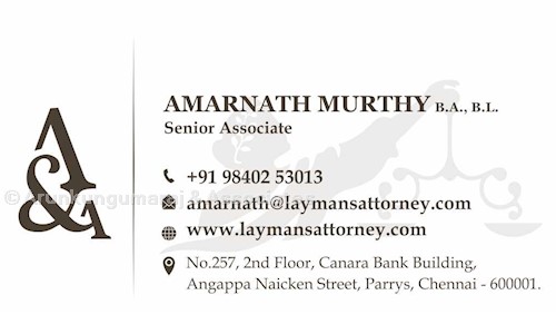 Arunkungumaraj & Associates in Chengalpattu, Chennai - 603001