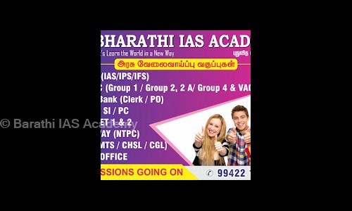 Barathi IAS Academy in Srirangam, Trichy - 620006