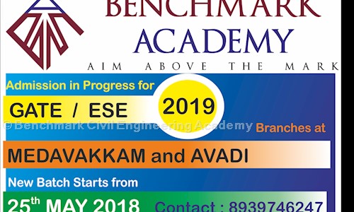 Benchmark Civil Engineering Academy in Medavakkam, Chennai - 600100