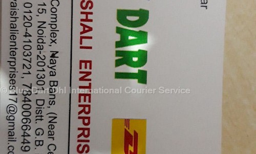 Vaishali Same Day International Courier services in Sector 15, Noida - 201301