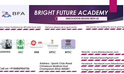 Bright Future Academy in Chhatauni, Motihari - 845401