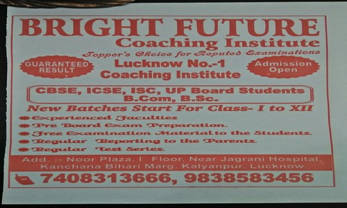 Bright future coaching institute in Kalyanpur East, Lucknow - 226022