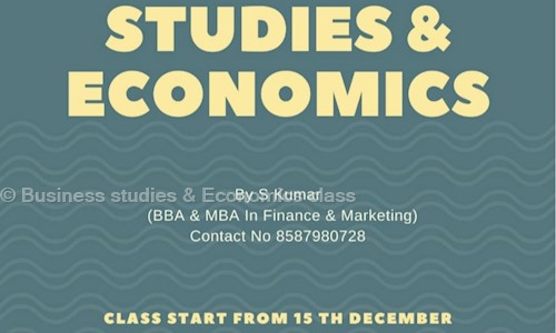 Business studies & Economics class in Ghaziabad Sector 5, Ghaziabad - 201012