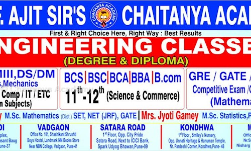 Chaitanya Academy in Bibwewadi, Pune - 411037