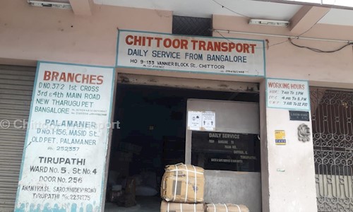 Chittoor Transport in New Tharagupet, Bangalore - 560002