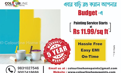 Colourline Home Paints in Tangra, Kolkata - 700105