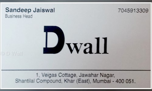 D Wall in Khar East, Mumbai - 400051