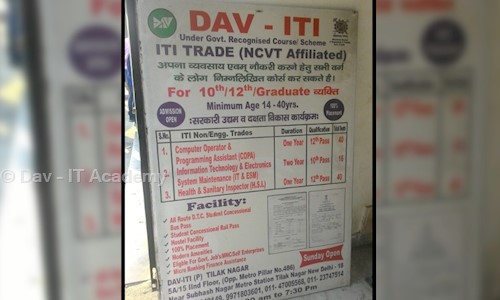 Dav - IT Academy in Tilak Nagar, Delhi - 110018