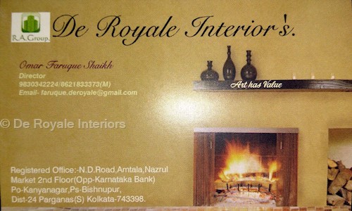 De Royale Interiors in Behala, Kolkata - 700061