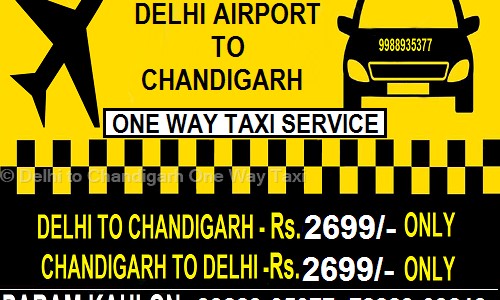 Delhi to Chandigarh One Way Taxi in Tilak Nagar, Delhi - 110018