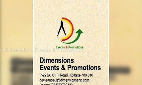 Dimensions Events & Promotions in Beleghata, Kolkata - 700010