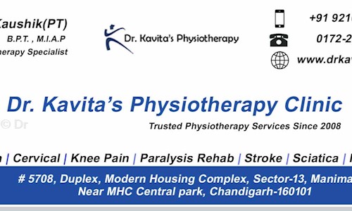 Dr. Kavita's Physiotherapy Clinic in Manimajra, Chandigarh - 160101