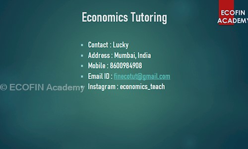 ECOFIN Academy in Goregaon, Mumbai - 400104
