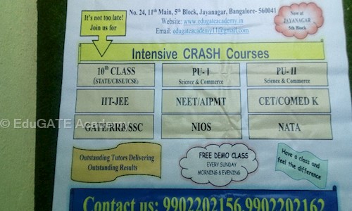 EduGATE Academy in Akshayanagar, Bangalore - 560041