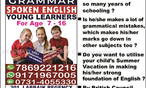 EDUMATE, the best CBSE Coaching centre in Old Palasia, Indore - 452001