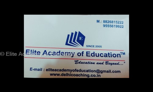Elite Academy of Education in Vikaspuri, Delhi - 110018