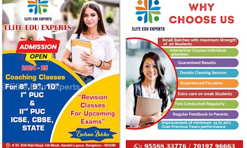 Elite Edu Experts  in Nandini Layout, Bangalore - 560096