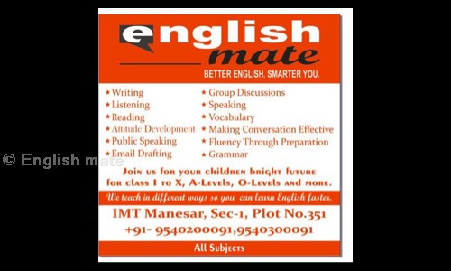English Mate in Sector 1, Gurgaon - 122001